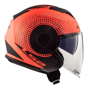 CAPACETE LS2 VERSO SPIN LARANJA