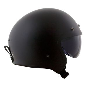 CAPACETE LS2 SPITFIRE MONOCOLOR PRETO FOSCO