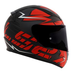 CAPACETE LS2 RAPID CROMO VERMELHO