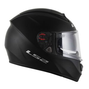 CAPACETE LS2 VECTOR MONOCOLOR PRETO FOSCO