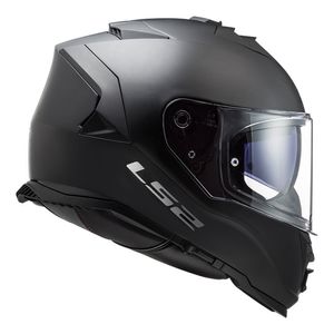 CAPACETE LS2 STORM MONOCOLOR PRETO FOSCO