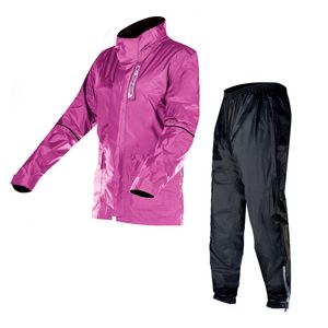 CAPA DE CHUVA LS2 FEMININA NAC FLUXUS EVO ROSA