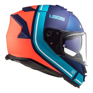 CAPACETE LS2 STORM SLANT LARANJA