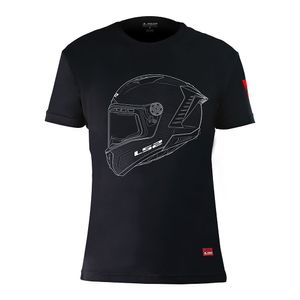 CAMISETA LS2 THUNDER PRETO