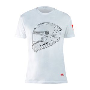 CAMISETA LS2 THUNDER BRANCO