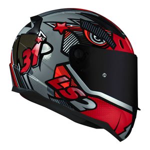 CAPACETE LS2 RAPID KHAN VERMELHO