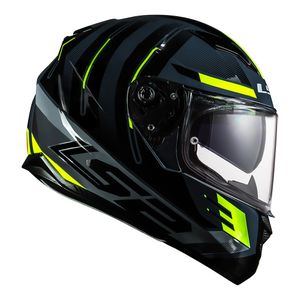 CAPACETE LS2 STREAM SHADOW  AMARELO