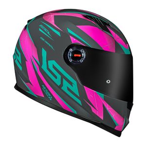 CAPACETE LS2 CLASSIC DRAZE ROSA