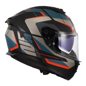 CAPACETE LS2 STREAM II ROAD PRETO/AZUL