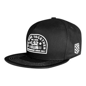 BONÉ LS2 CLUB SNAPBACK PRETO