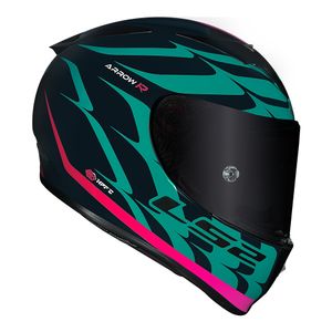 CAPACETE LS2 ARROW FLAMES VERDE