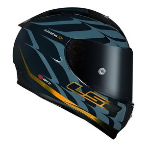 CAPACETE LS2 ARROW FLAMES AZUL