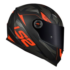 CAPACETE LS2 CLASSIC TANK LARANJA FOSCO