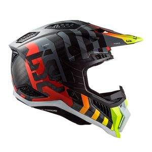 CAPACETE LS2 X-FORCE C BARRIER AMARELO