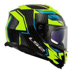 CAPACETE LS2 STORM TRACKER AMARELO