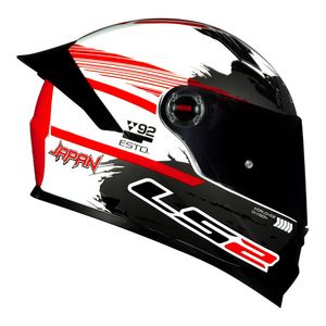 CAPACETE LS2 CLASSIC S JAPAN VERMELHO