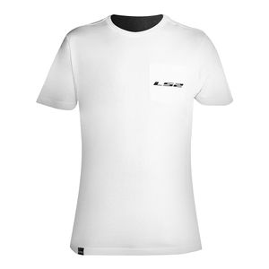 CAMISETA LS2 LOGO BRANCA
