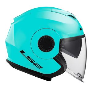 CAPACETE LS2 VERSO MONOCOLOR CYAN