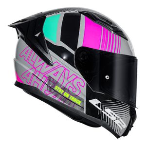 CAPACETE LS2 VIGO SHIFT LIGHT CINZA