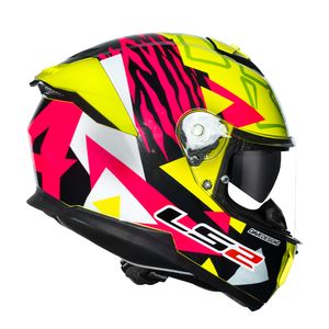 CAPACETE LS2 STREAM II TIGER ALDEGUER AMARELO